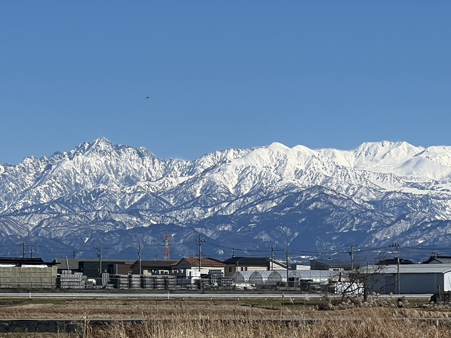残雪の立山連峰